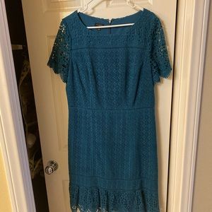 Talbots heavy lace dress